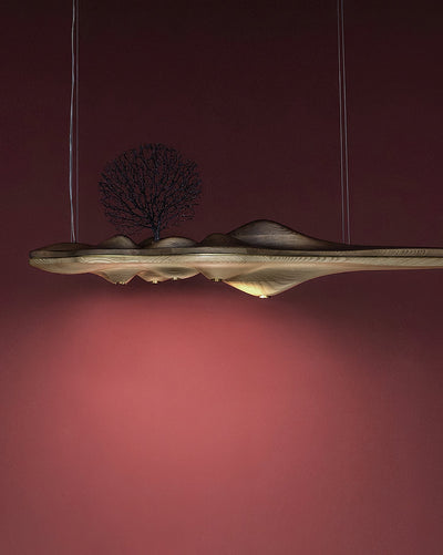 Tolven Premium Elegance Wood Pendant Lamp