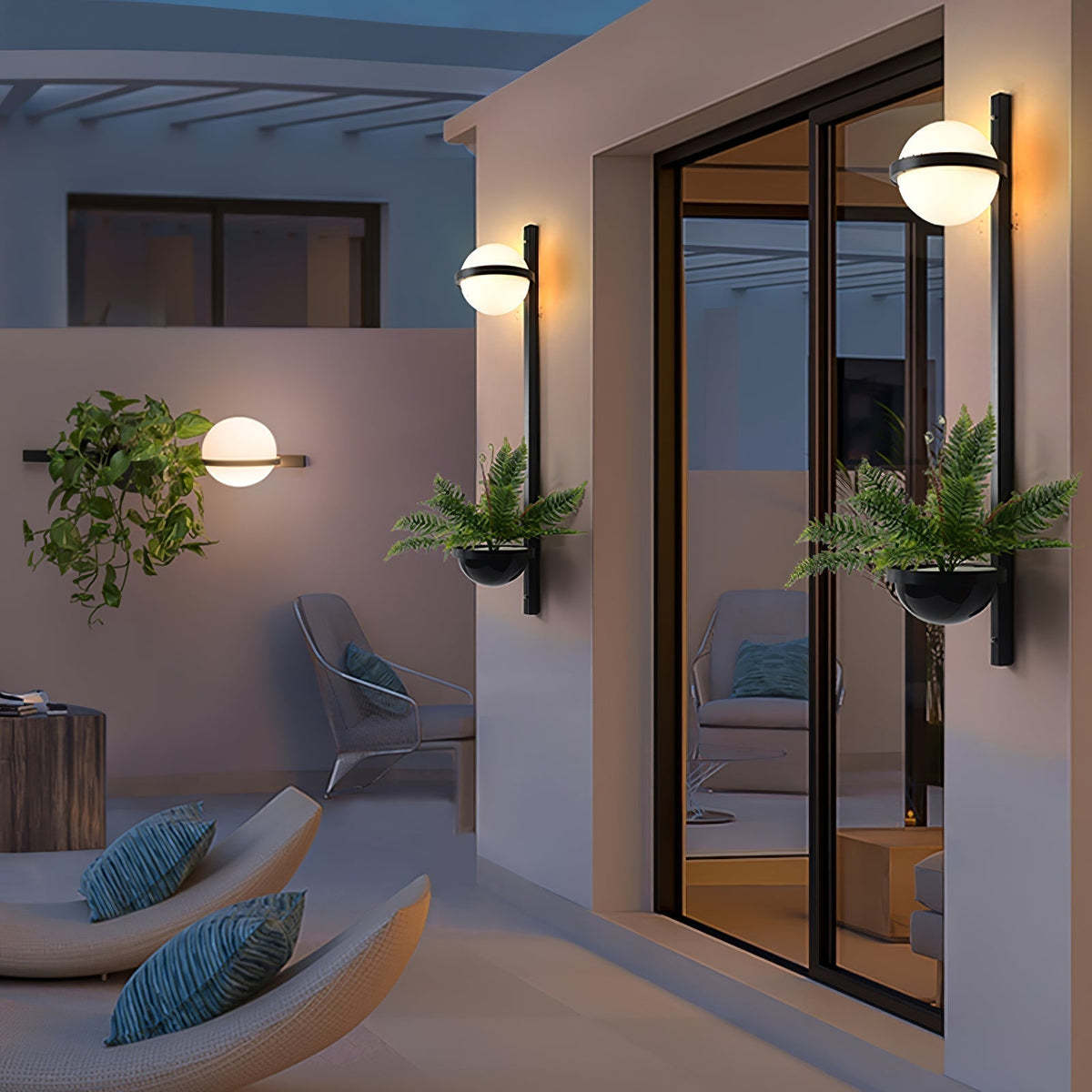 Suren Indoor  Outdoor Wall Light