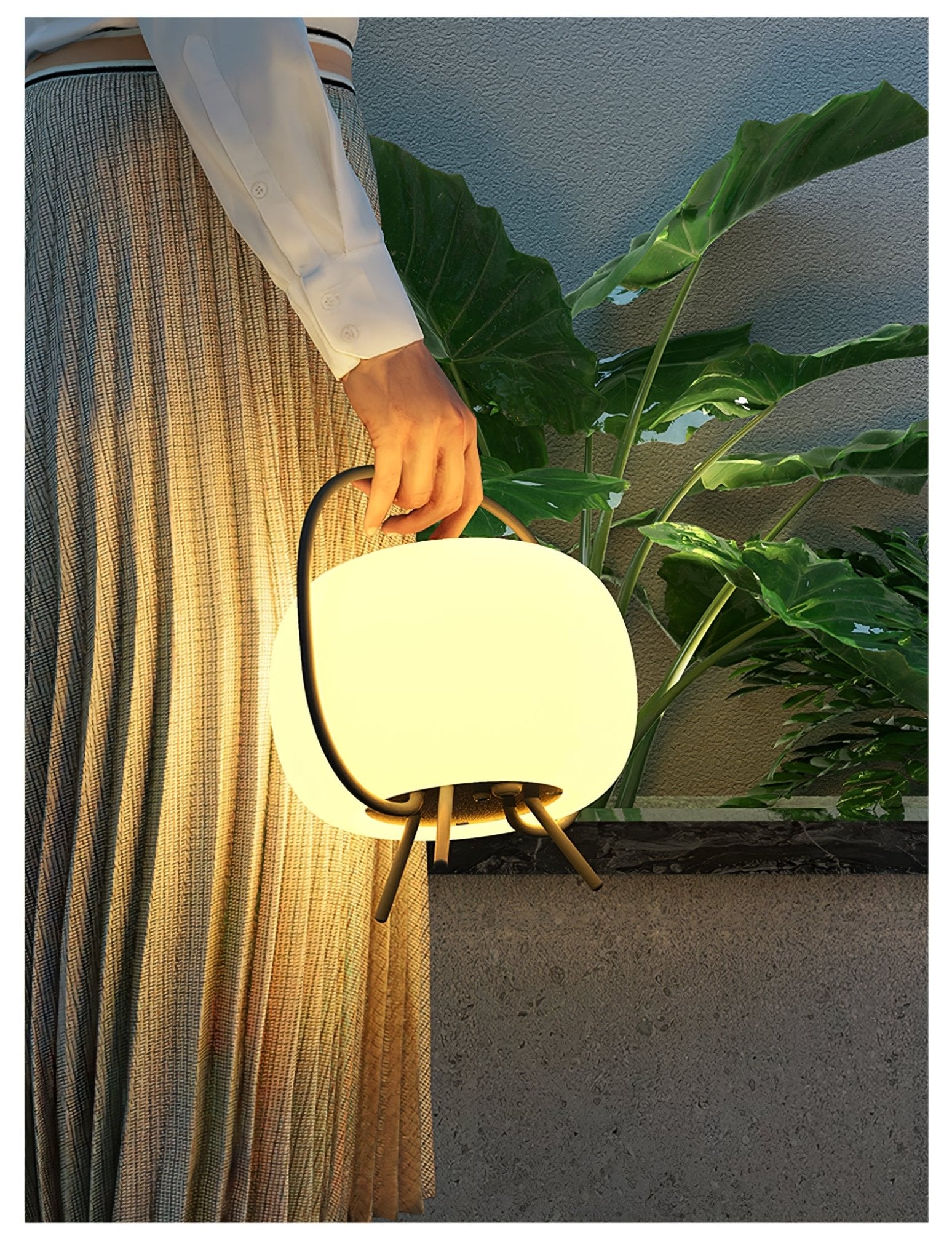 Prytk Outdoor Lamp Pod Lantern Solar