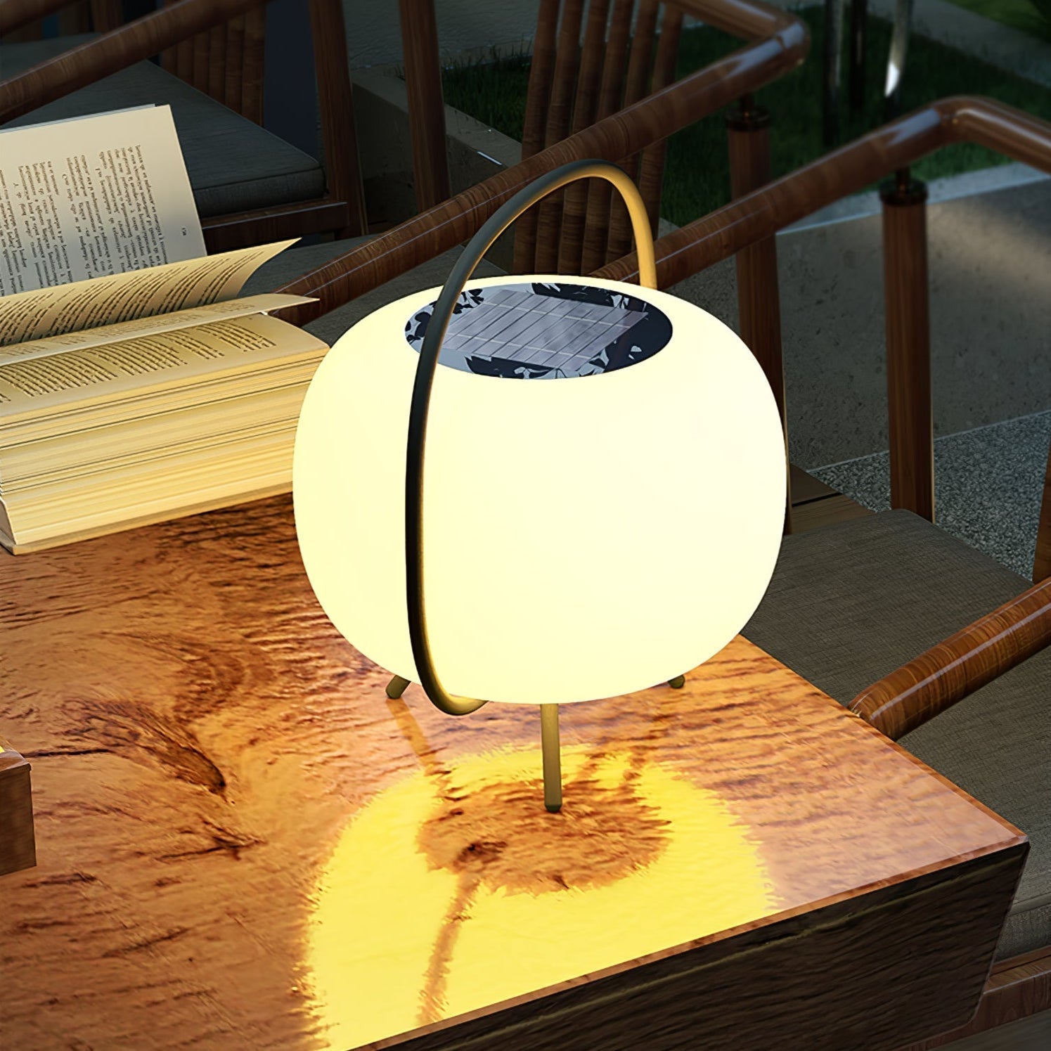 Prytk Outdoor Lamp Pod Lantern Solar