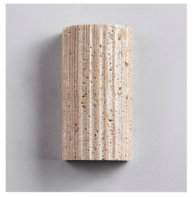 Sysilion Travertine Wall Light