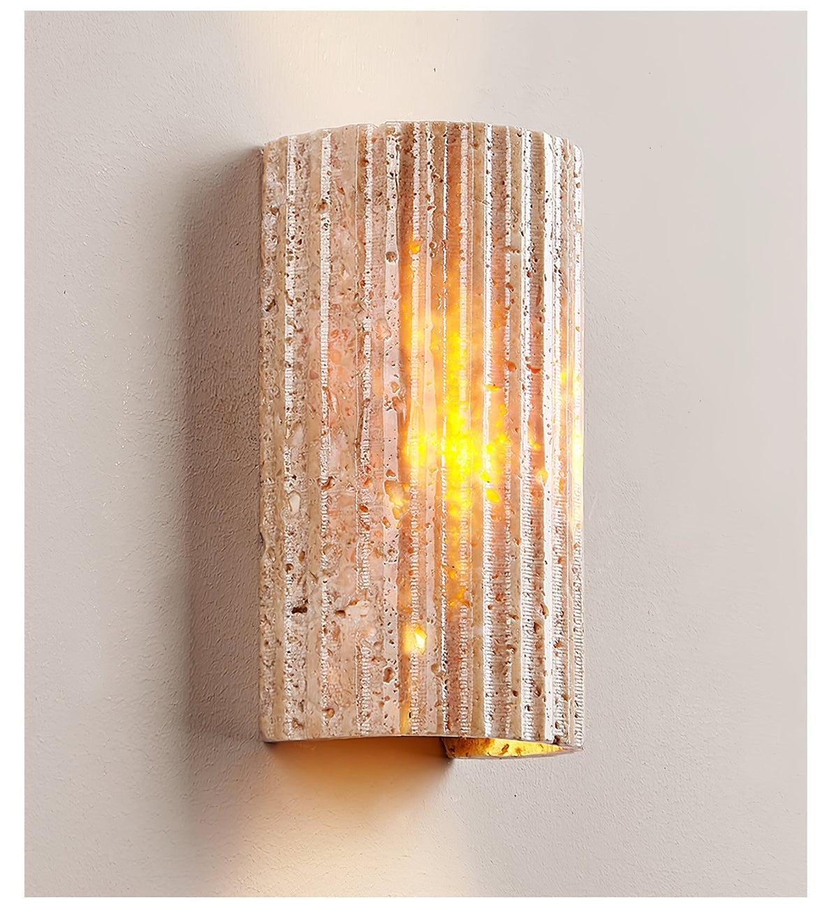 Sysilion Travertine Wall Light