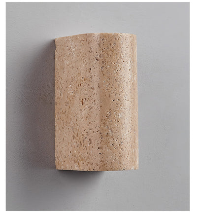 Sysilion Travertine Wall Light