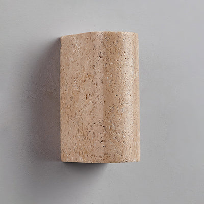 Sysilion Travertine Wall Light