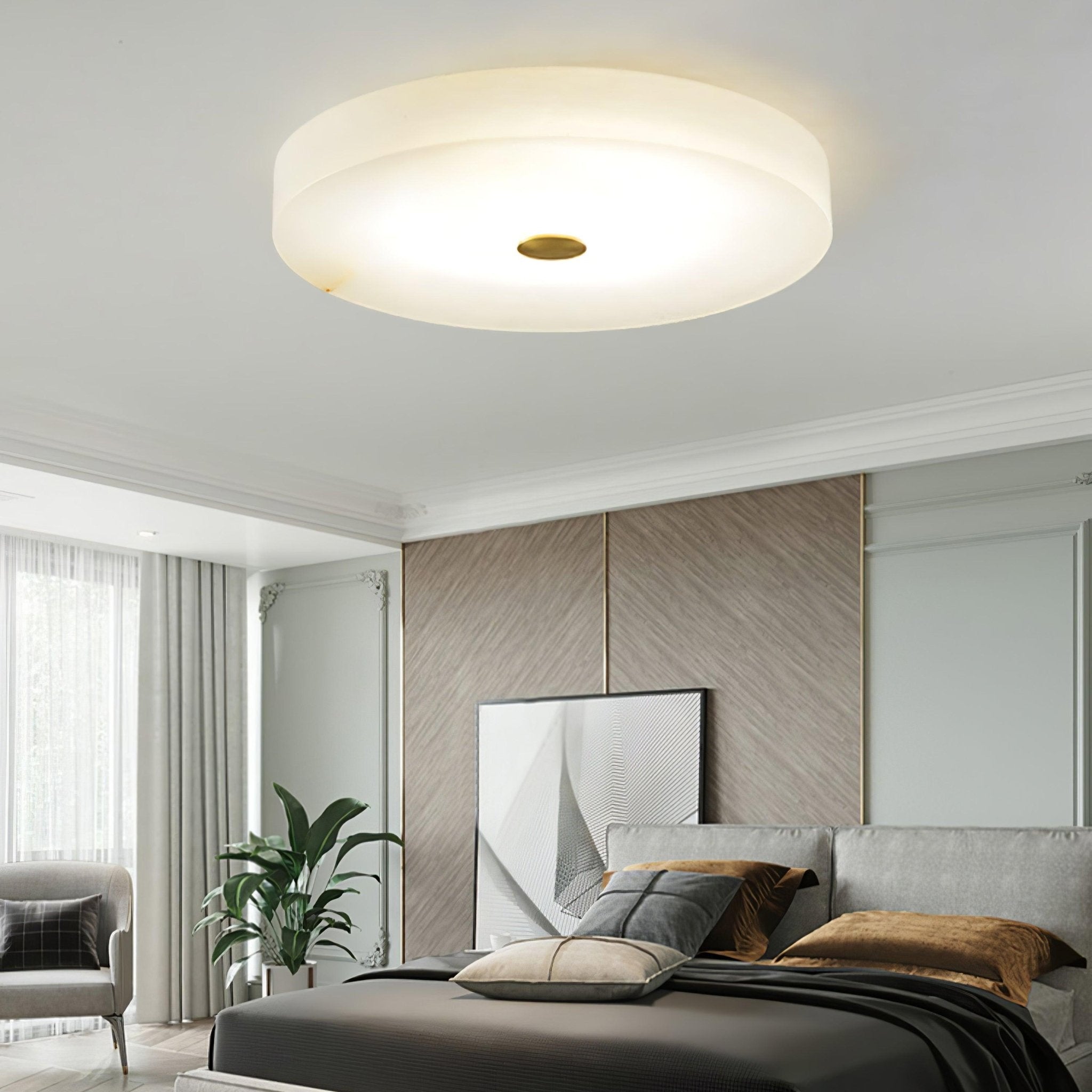 Euno Alabaster Ceiling Lamp