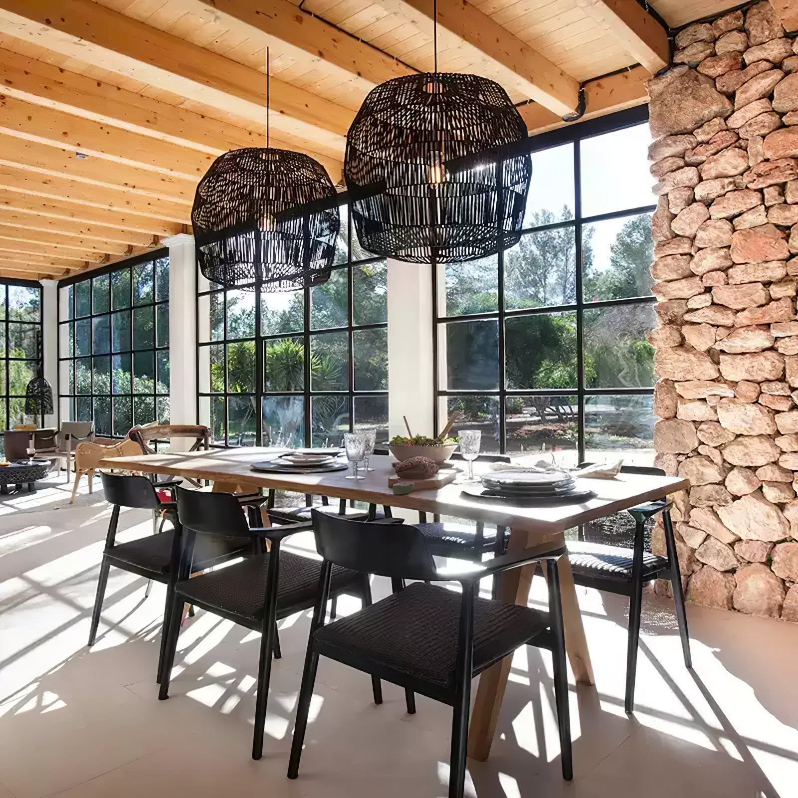 Cucarel Rattan Pendant Light
