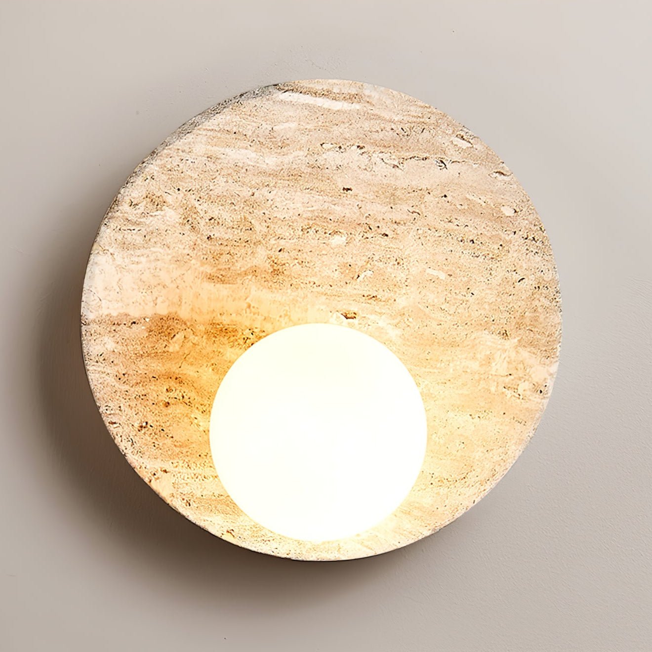 Kivros Travertine Sconce
