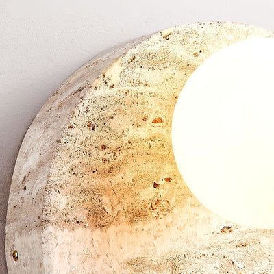 Kivros Travertine Sconce