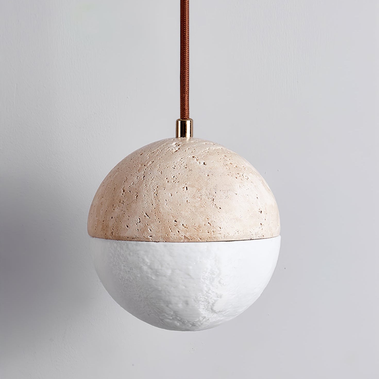 Soren Travertine Pendant Light - Neutral Decor