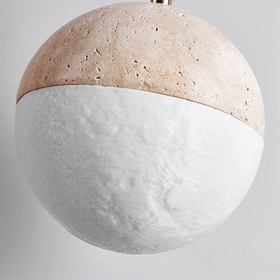 Soren Travertine Pendant Light - Neutral Decor