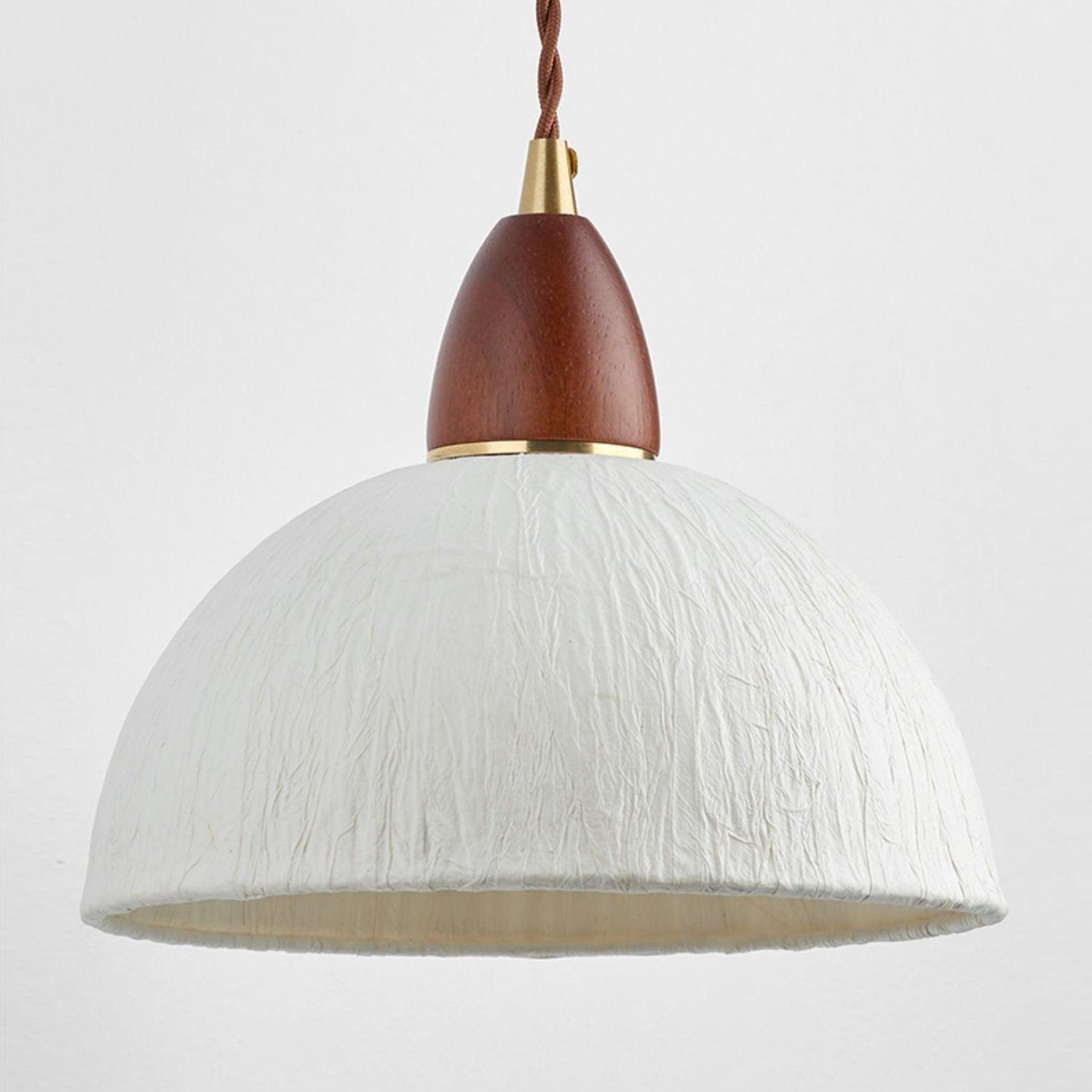 Vitheos Elegance Natural Walnut Wood Wall Lamp