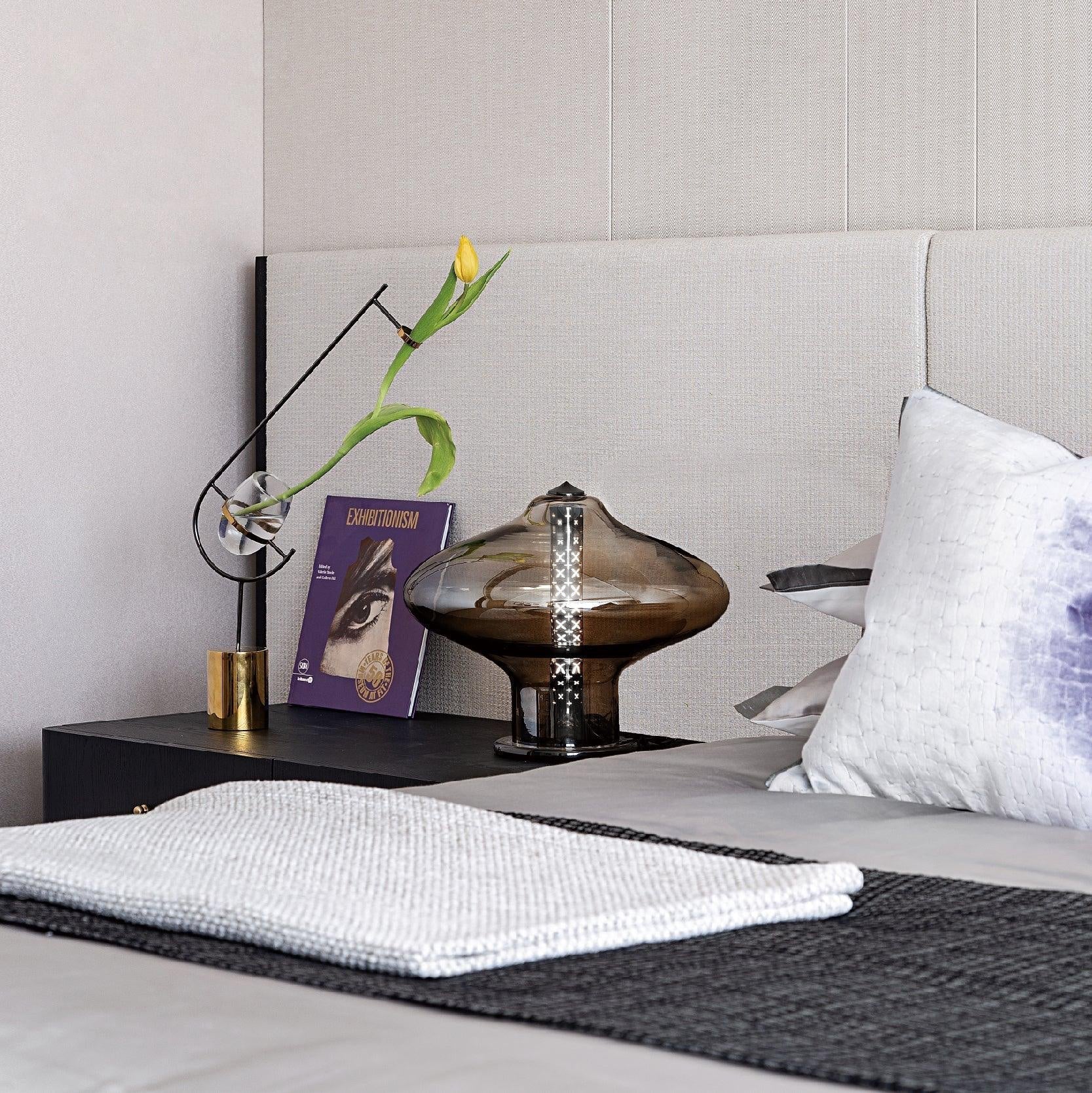 Anthony Modern Glass Table Lamp