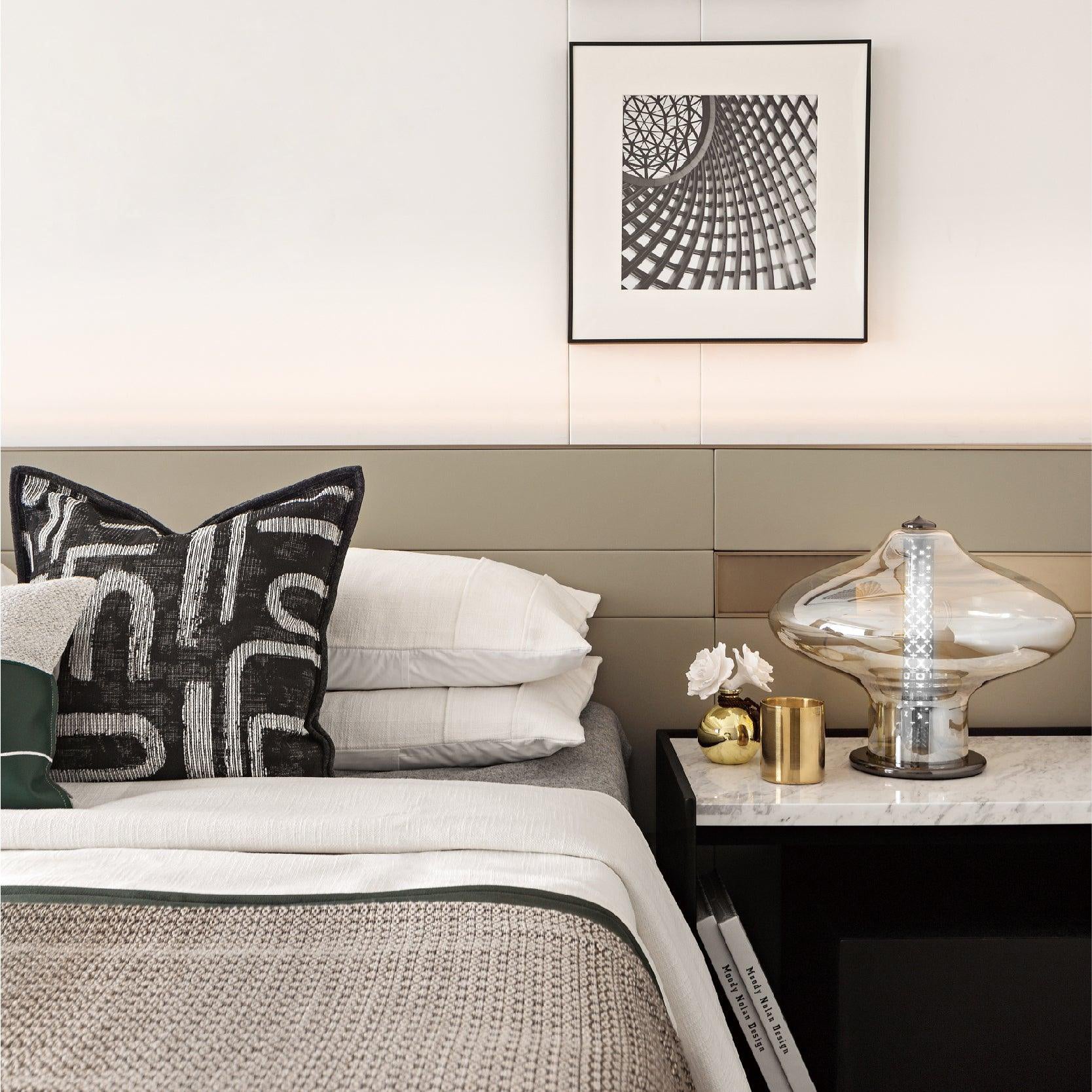 Anthony Modern Glass Table Lamp