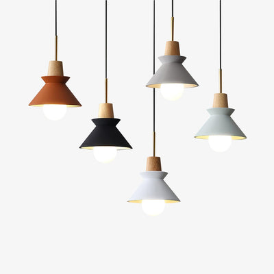 Revelo Pendant Lamp Wood Space Nordic Minimalist