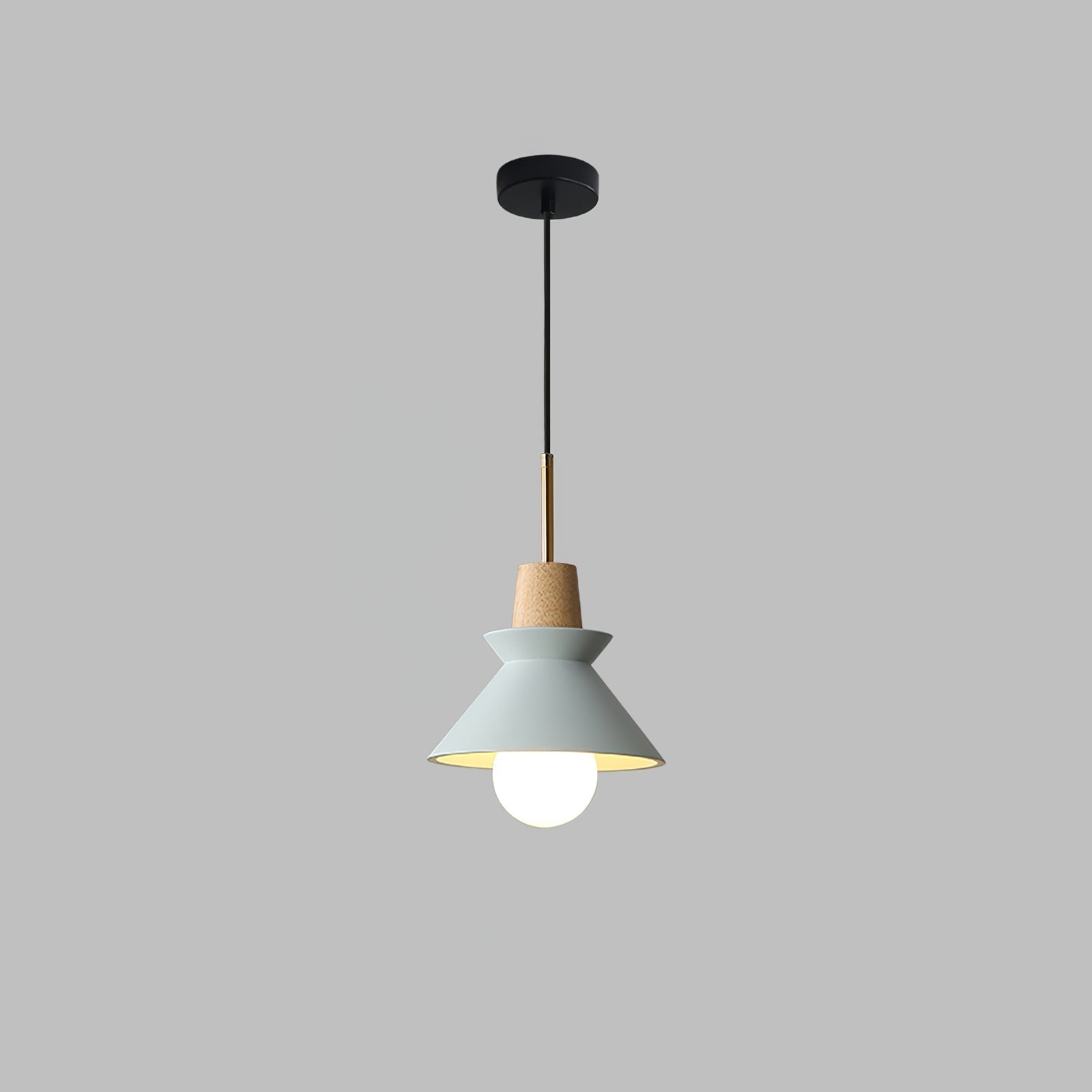 Revelo Pendant Lamp Wood Space Nordic Minimalist