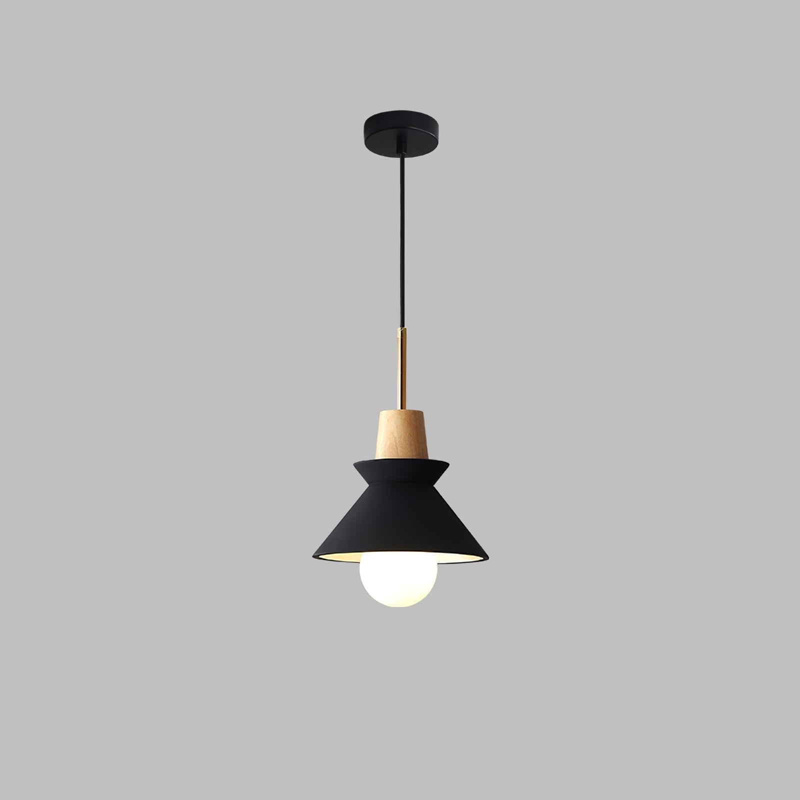 Revelo Pendant Lamp Wood Space Nordic Minimalist