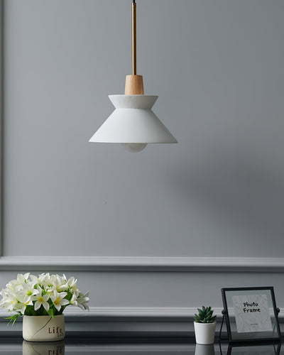 Revelo Pendant Lamp Wood Space Nordic Minimalist