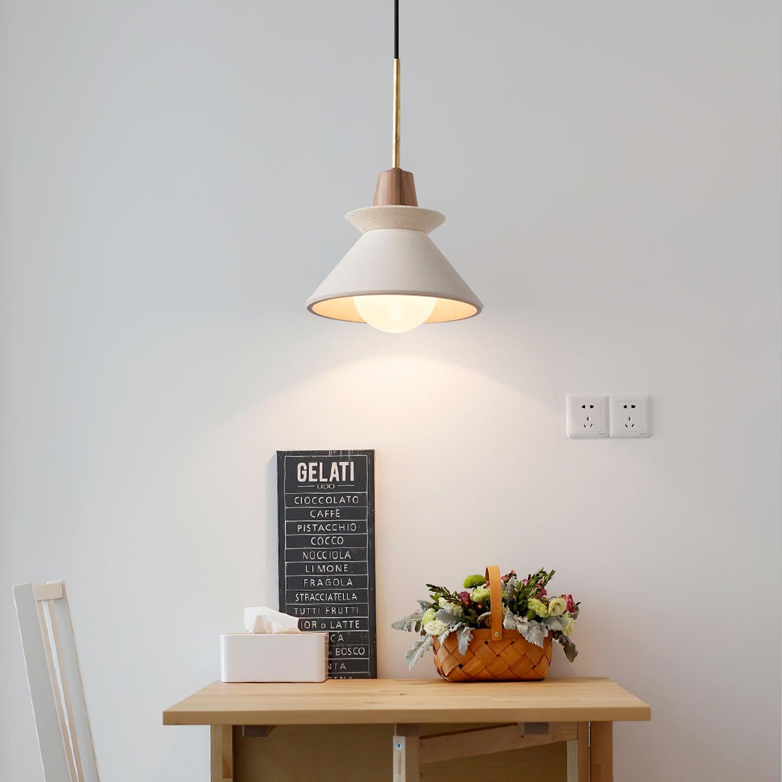 Revelo Pendant Lamp Wood Space Nordic Minimalist