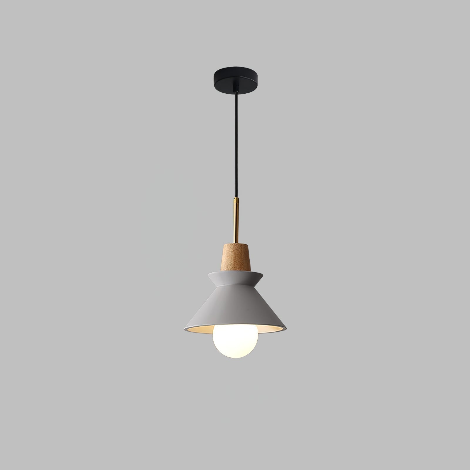 Revelo Pendant Lamp Wood Space Nordic Minimalist