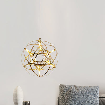 Sylvarin Gold Spark Ball Pendant Light