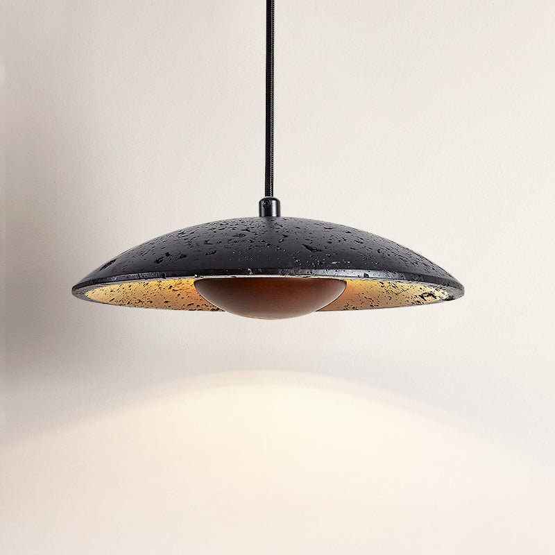 Noreeria Black Travertine Pendant Light