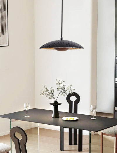 Noreeria Black Travertine Pendant Light