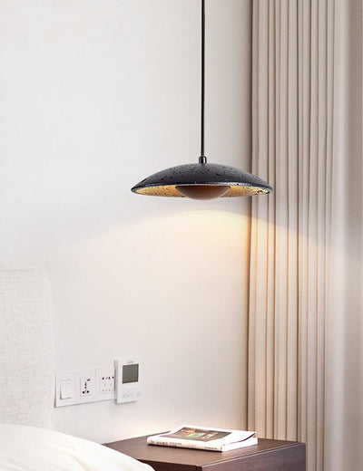 Noreeria Black Travertine Pendant Light
