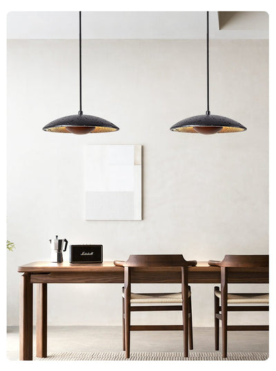 Noreeria Black Travertine Pendant Light