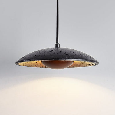 Noreeria Black Travertine Pendant Light