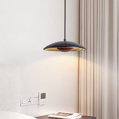 Noreeria Black Travertine Pendant Light