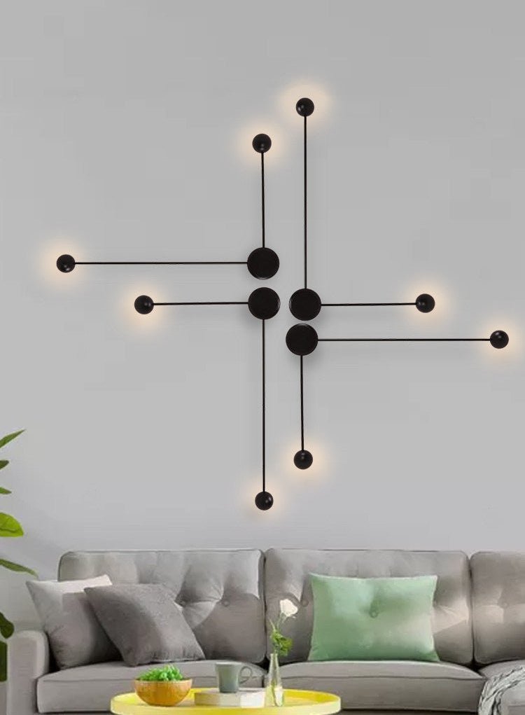 Sphere Stem Led Wall Sconce