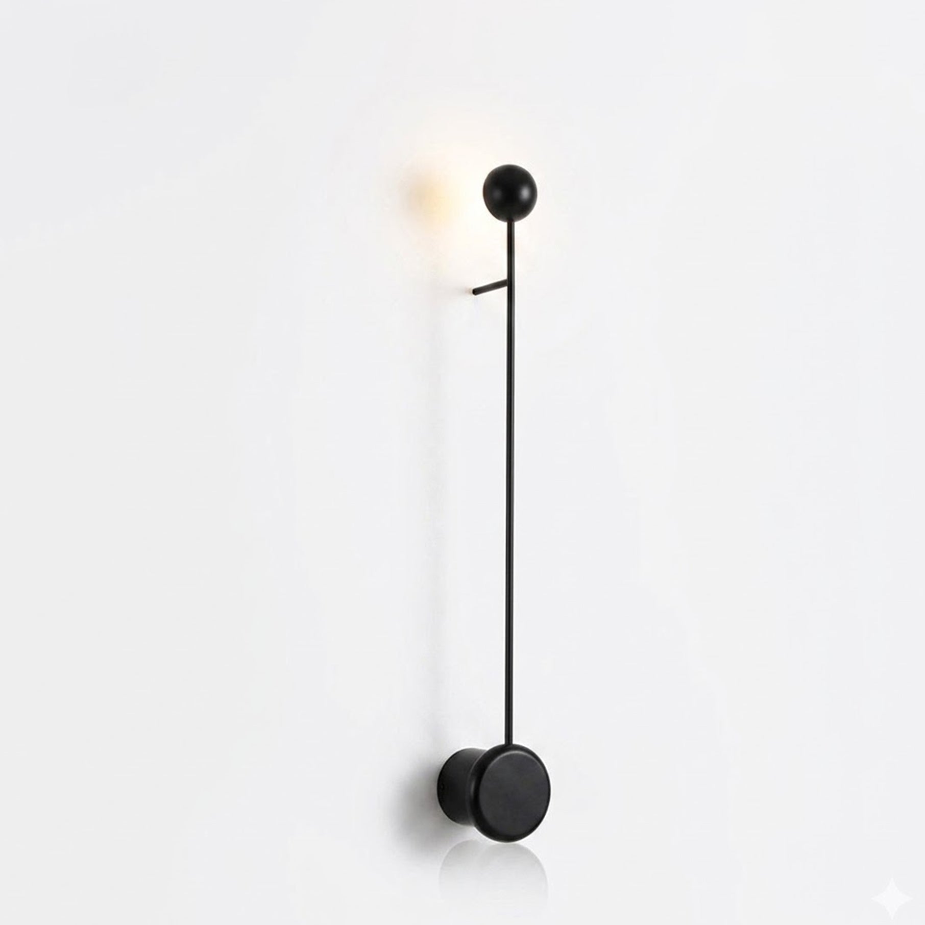 Sphere Stem Led Wall Sconce