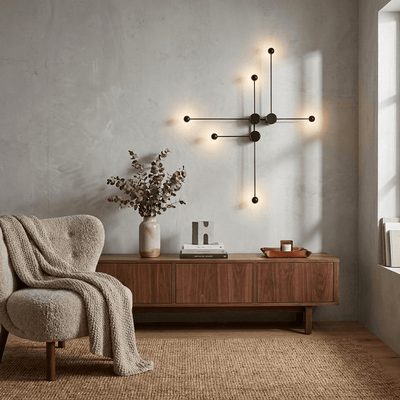 Sphere Stem Led Wall Sconce