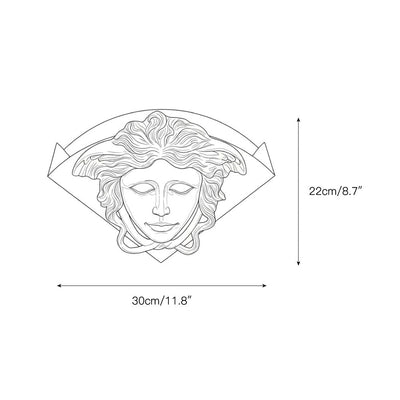Sphinx Brass Wall Lamp