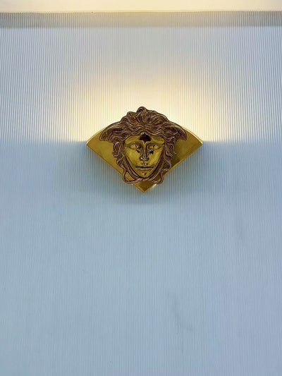 Sphinx Brass Wall Lamp
