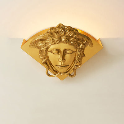 Sphinx Brass Wall Lamp
