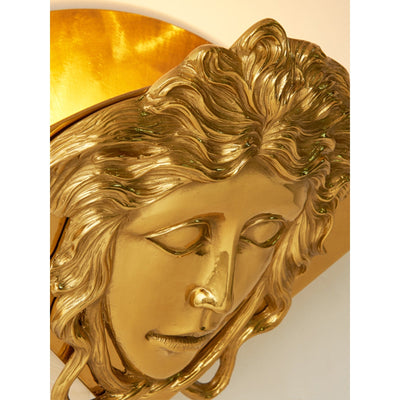 Sphinx Brass Wall Lamp