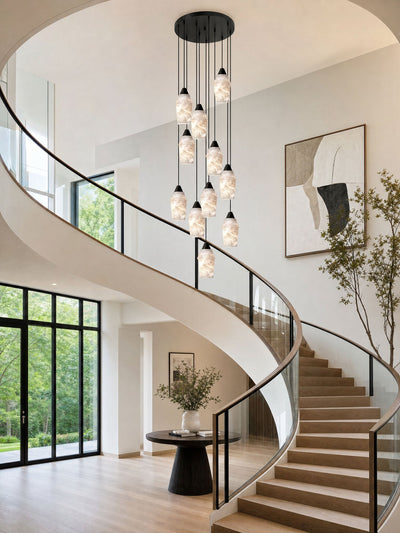 Cyranne Alabaster Cluster Chandelier