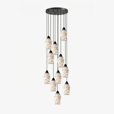 Cyranne Alabaster Cluster Chandelier