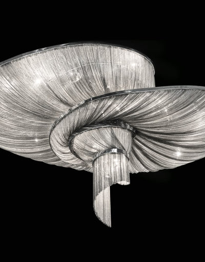 Caloora Spiral Elegance Chain Chandelier