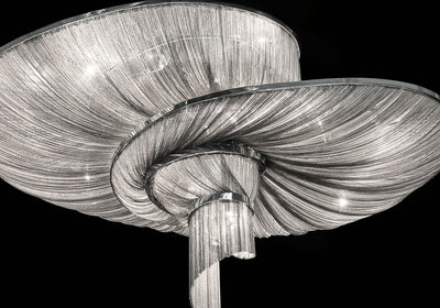 Caloora Spiral Elegance Chain Chandelier