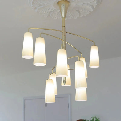 Spiral Tiered Chandelier