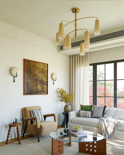 Spiral Tiered Chandelier