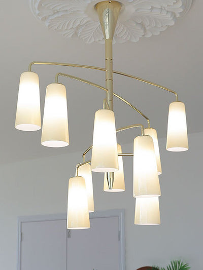 Spiral Tiered Chandelier
