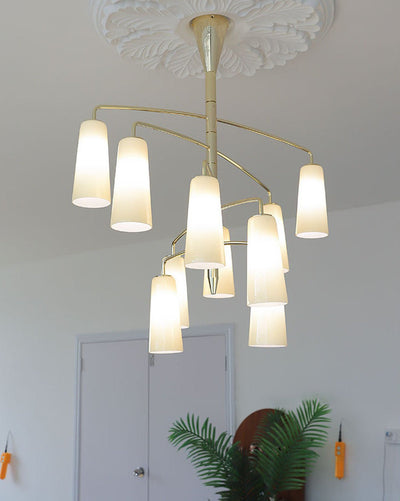 Spiral Tiered Chandelier