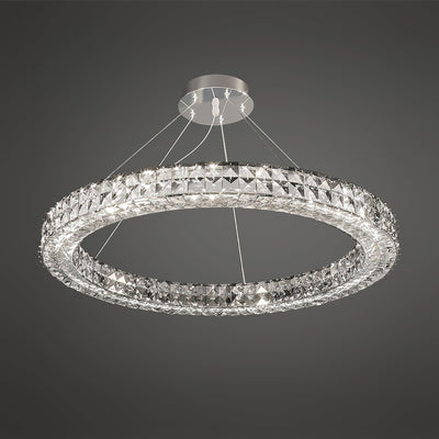 Luxerian Chandelier Crystal Ring Spiridon Luxe
