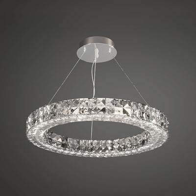 Luxerian Chandelier Crystal Ring Spiridon Luxe