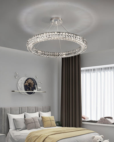 Luxerian Chandelier Crystal Ring Spiridon Luxe