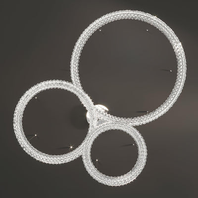 Luxerian Chandelier Crystal Ring Spiridon Luxe