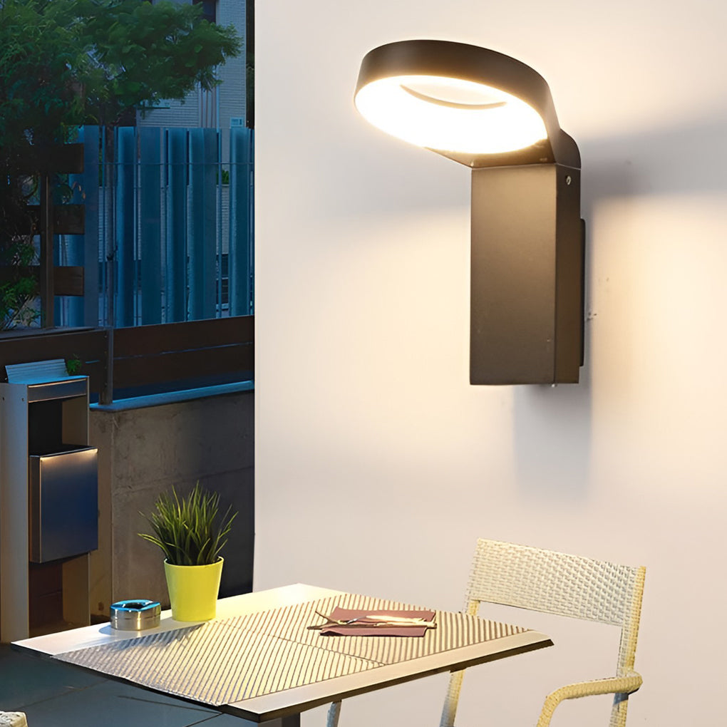 Prous LED Landscape Aluminum Ring Outdoor Wall Path Lamp